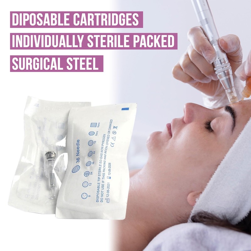 Snadi - Pack of 10 Dermapen Cartridges with 36 Pins