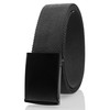 Gelante Fully Adjustable Canvas Web Belt with Black Flip Top