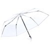 VALICLUD Automatic Opening Close, Transparent Pocket Umbrella, Easy to Carry,
