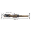 sourcing map Reduced Twist Drill Bit 19.5 mm High-Speed Steel