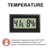 6 Pack Mini Digital Hygrometer Thermometer Small Indoor Temperature and