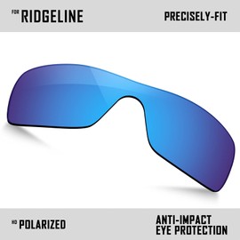 TRUSHELL Polarized Replacement Lenses for Oakley Ridgeline OO9419 Sunglass - Ocean Blue