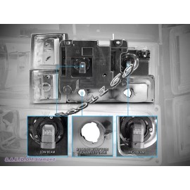 EAGLE EYES 1988-1999 Chevy Full Size C/K Tahoe  Headlights Parking Corner Lights 8 Pieces