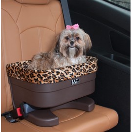 Pet Gear Booster Seat for Dogs/Cats, Removable Washable Comfort Pillow + Liner, Safety Tethers Included, Installs in Seconds, No Tools Required, 2 Colors