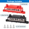 Spurtar 12V Bus Bar Power Distribution Block 4X 3/8'' M10