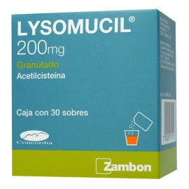 Lysomucil Granulado 200 Mg, 30 Sobres