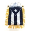 Puerto Rico flags Black hanging home & auto Decoration accessories