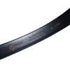 KIETH Men's Belt, Antique Style Punched Leather, Black, 1.3 inches