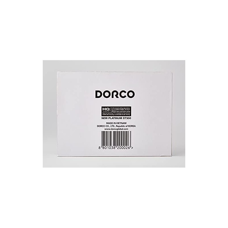 Dorco ST-300 Double Edged Replacement Blades, Set of 100 (200