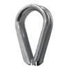 Design61 8 mm Wire Rope Thimble DIN65457 Galvanised Steel Set