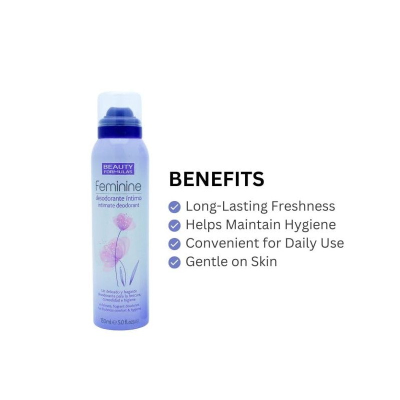 Trio Pack, Feminine intimate Deodorant Delicate & Fragrant Deodorant for