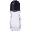 Black Glass Empty Roller Bottles with Plastic Roller Ball, Deodorant