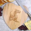 'Cunning Dragon ' Wooden Heart Shaped Chopping/Cutting Board (WB00079596)