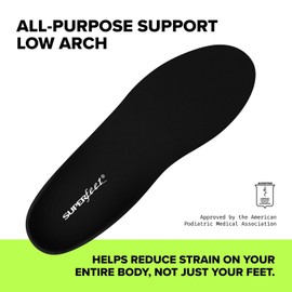 SUPERfeet Heritage Black Insole (Black) (G)