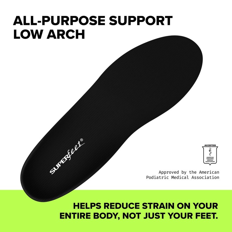 SUPERfeet Heritage Black Insole (Black) (G)