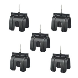 PACIOCEAN 5PCS Drywall Outlet Marker,No Measuring Needed Marking Tool, Accurate Marking Dry Wall Electric Box Positioner for Electrical Outlets(Black)