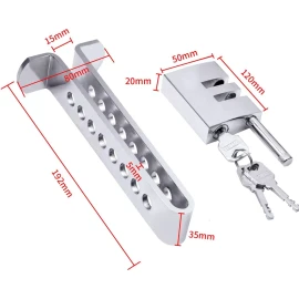 Bloqueador Traba Pedal Auto Antirrobo Seguridad + Candado