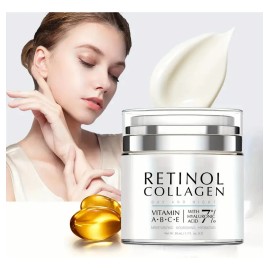 2pcs Retinol Crema Antiarrugas Reafirmante Colágeno 50g Todo Tipo Piel Día Noche