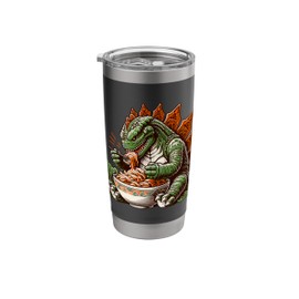 Japanese Kaiju Eating Kimchi Funny Stainless Steel Insulated Tumbler
