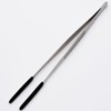 Stainless Steel Rubber Tipped Feeding Tongs Tweezers, 30cm, 12 Inches,
