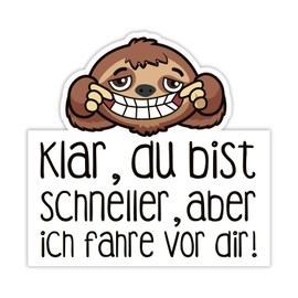 Sloth Vehicle Sticker