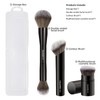 MAANGE 3 PCS Foundation Makeup Brush Set, Double-ended Contour Brush
