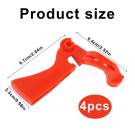 3pcs C453000482 Throttle Trigger Replacement for Echo Trimmer, Compatible with Echo SRM-266S SRM-266T SRM-280 SRM266T PAS-280 PAS-225 PPT-266H PPT-2620H BRD-280 HCA-266 and More