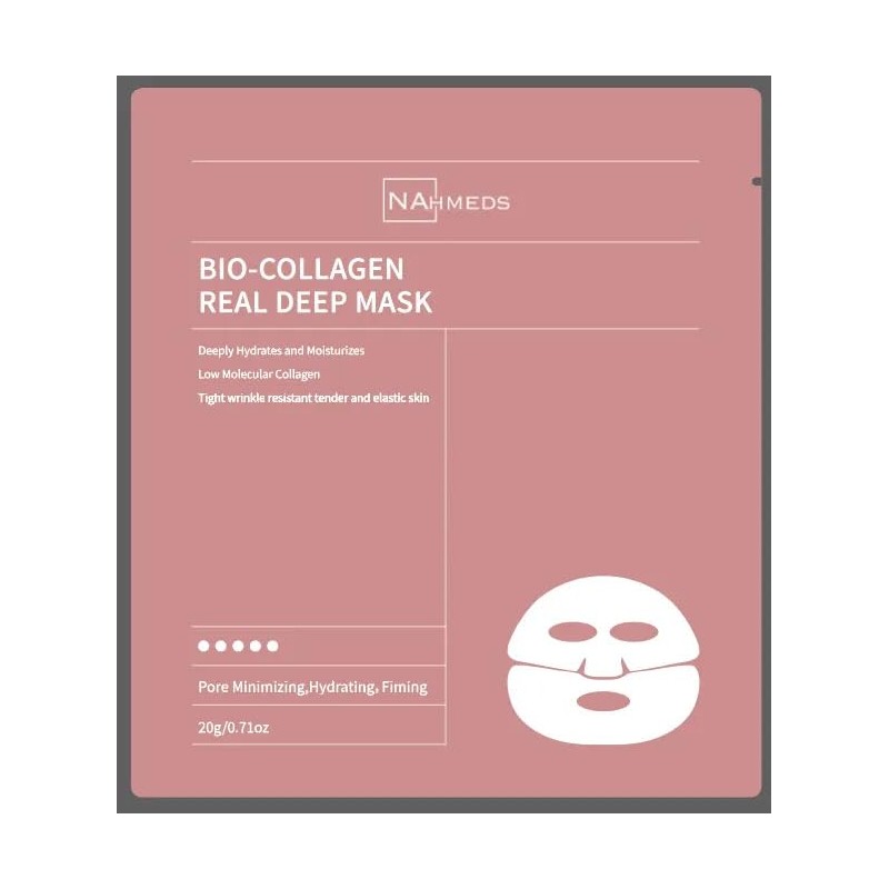 NAhmeds Bio-Collagen Real Deep Mask, Low Molecular Collagen, Deeply Hydrates