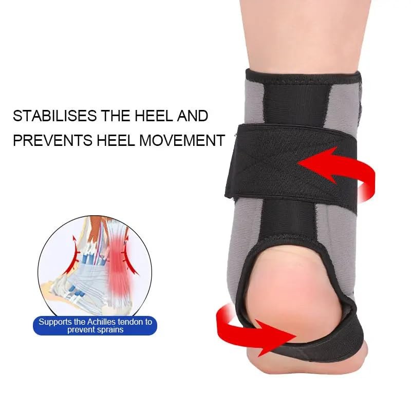 Medical Grade O-fit Ankle Splint Brace with Turn Dial Closure