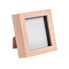 Light Wood Effect 4x4 Box Photo Frame - Standing &