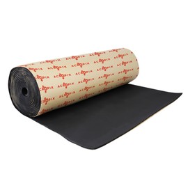 ACROPIX 197mil 11sqft Car Cell Foam 5mm Sound Proofing Insulation Deadener Mat Heat Damping Pad 41" x 39" Black - Pack of 1