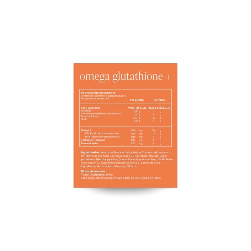 RESET WELLNESS | OMEGA GLUTATHIONE + Omega 3 (EPA+ DHA),