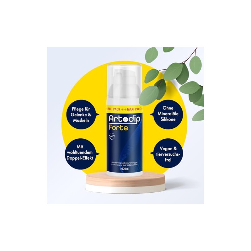 Artodip Forte Gel Nourishing Gel for Muscles and Joints Content