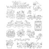 Aunt Martha's 402 Flowers and Butterflies Embroidery Transfer Pattern Book,