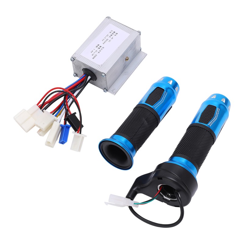 24V 250W Electric Bicycle Controller Kit Blue Crystal Twist Throttle