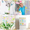 Easter Gel Window Clings Set, Upgraded Larger Size, Reusable Jelly