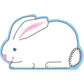 Rabbit Large Notepad- Inspired Classroom/School Crafts Projects, Spring/Easter Decorations, and Kids Crafts Projects.