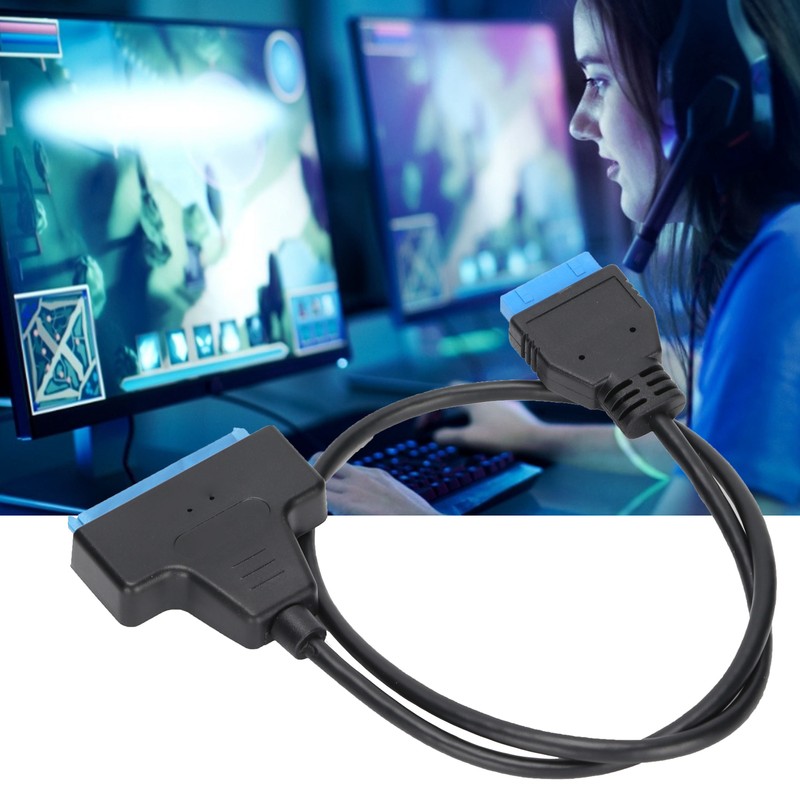 2.5in Adapter Cable 19Pin USB 3.0 to SATA 22Pin 50cm