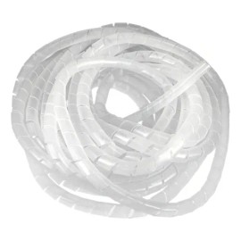 Tubo Organizador Espiral De Cables Radox 080-973 10mm 10mts Color Transparente