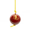 PSE Leather Practice Hanging Cricket Ball, Size Standard, (Red)