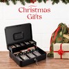 Cash Box with Lock Key and Money Tray - Large