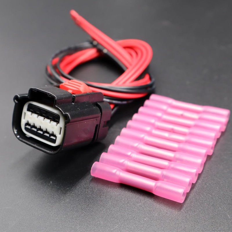 LIZAPUS Headlights Pigtail Connector Compatible with Jeep Compass 2017-2021 55112706AF