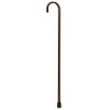 PCP Solid Ash Wood Cane, Round Handle, Crook Style, Walking