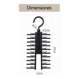 Dolores  2 Pcs Gancho Multiusos Colgar Cinturones Bolsa Corbata Ropa