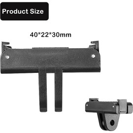 Magnetic Adapter Mount Compatible with DJI Osmo Action 5 Pro 4/3 Quick Release Adapter - Attachable Tripod, Selfie, Vlogging