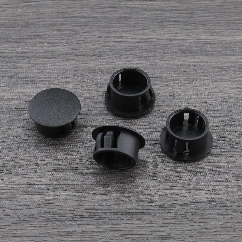 100Pcs Plastic Hole Plug Replacement Flush Type Hole Plugs Snap