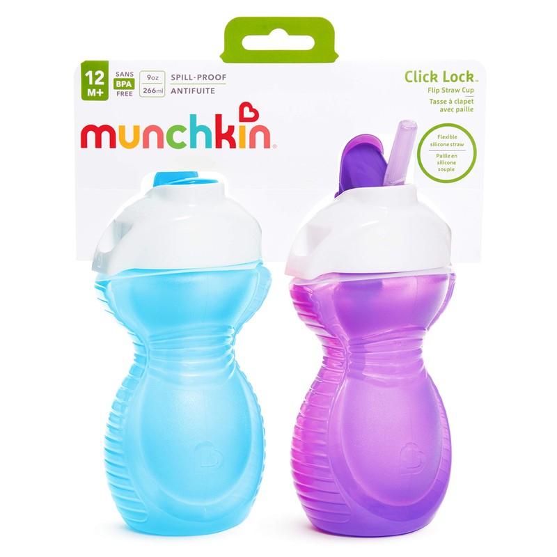 Munchkin® Click Lock™ - Vaso para niños pequeños, 9 onzas,
