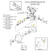 SR450D Oxygen Regulator Rebuild kit Compatible with Victor SR450 Series