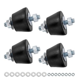 Cherbowing Rubber Buffer Air Conditioning M8, Air Conditioning Vibration Damper, Anti-Vibration Feet, Shock Absorber (45 x 35 mm)