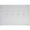 GlassAlike® Quad Toggle/Switch | Premium 3/16" Thick Acrylic Mirror Wall